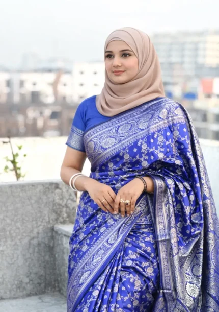 প্রিমিয়াম কাতান শাড়ি - Code-04